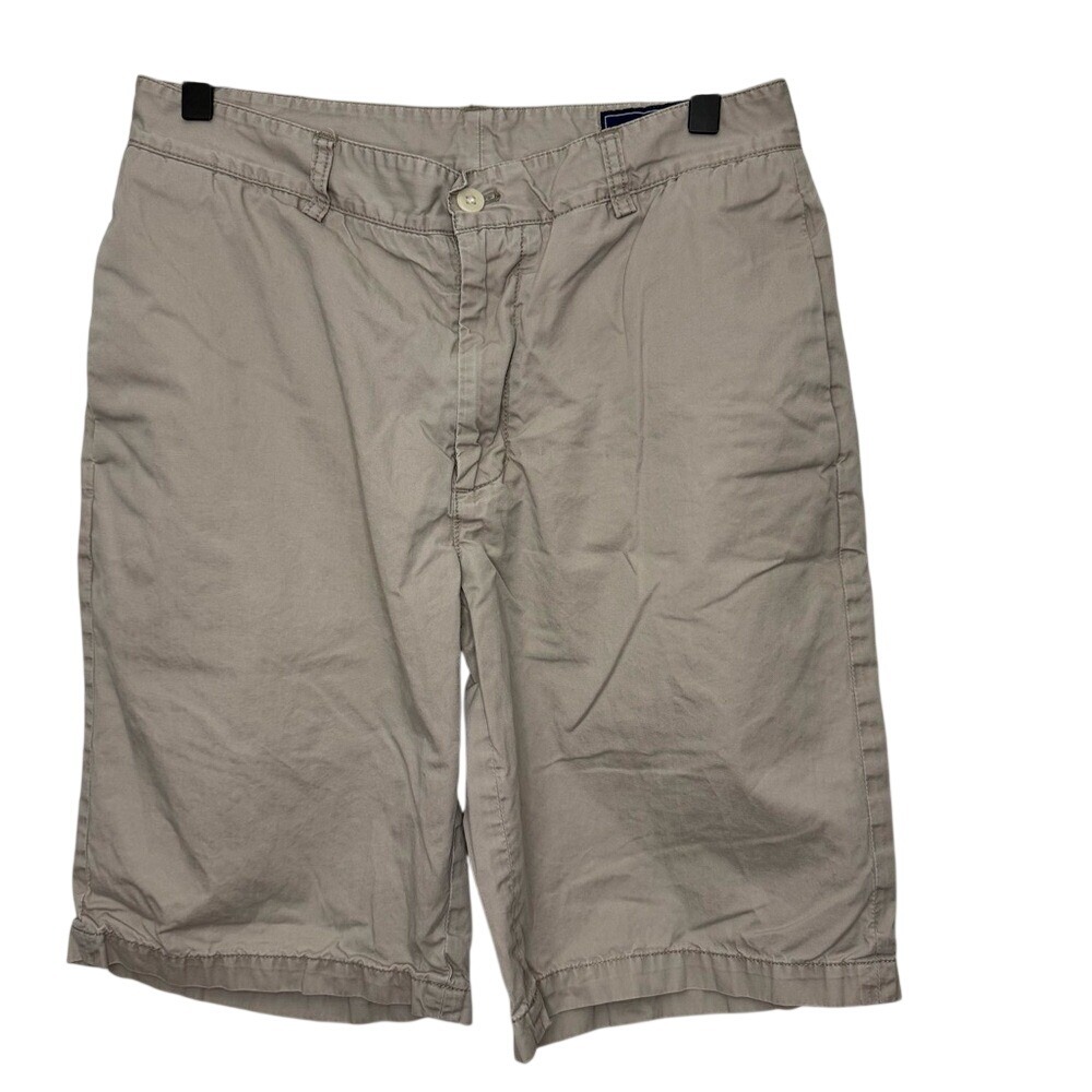 Vineyard Vines Shorts Mens 30 Tan Khaki Color Chino Club Casual‎ Flat Front